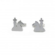 Μανικετόκουμπα "Chess"