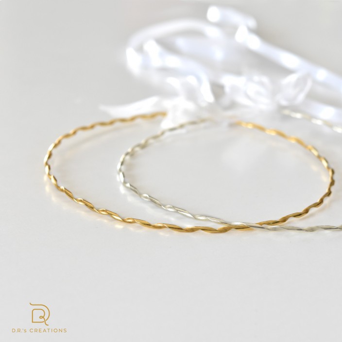 "Elicus" επάργυρα στέφανα γάμου 3mm 