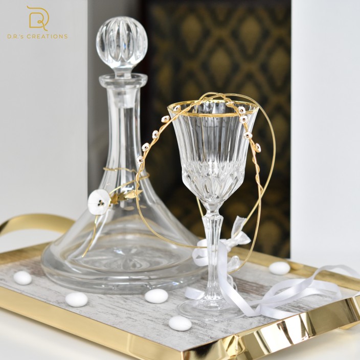 "White poppies" επάργυρα στέφανα γάμου 